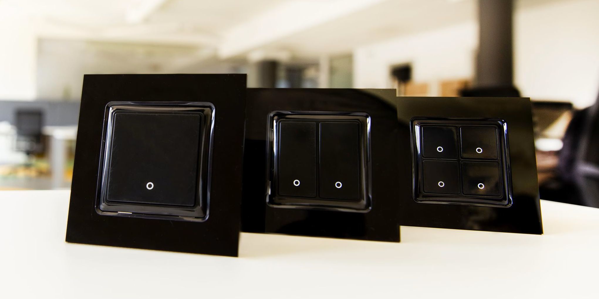 Shelly Wall Switches schwarz