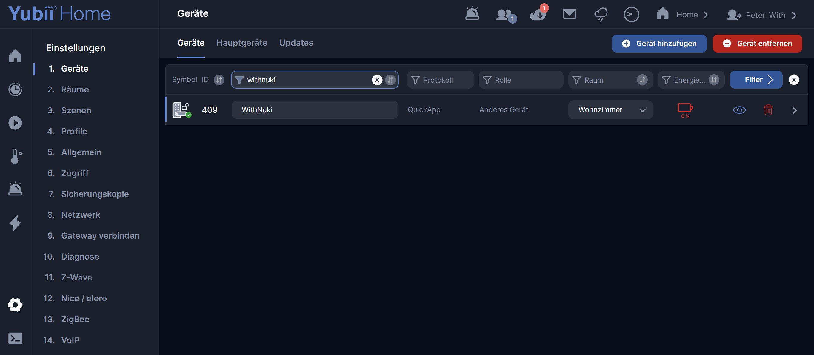 15 neu installiert Übersicht